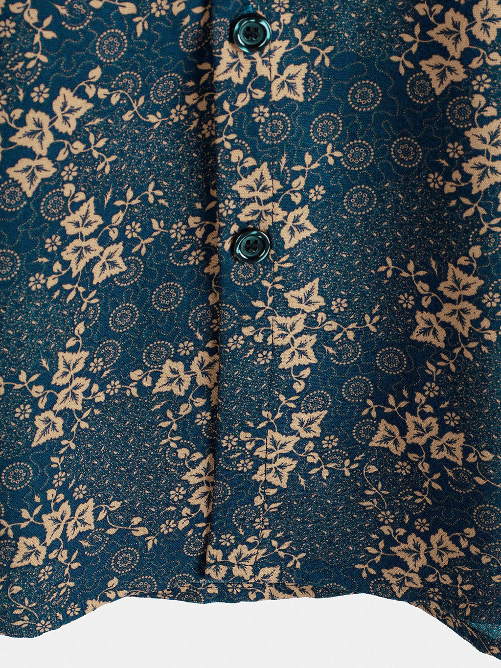 Chemise d'été à imprimé rétro pour homme avec poche