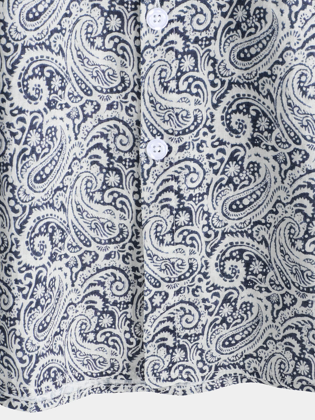 Chemise à manches courtes à poches Paisley pour homme