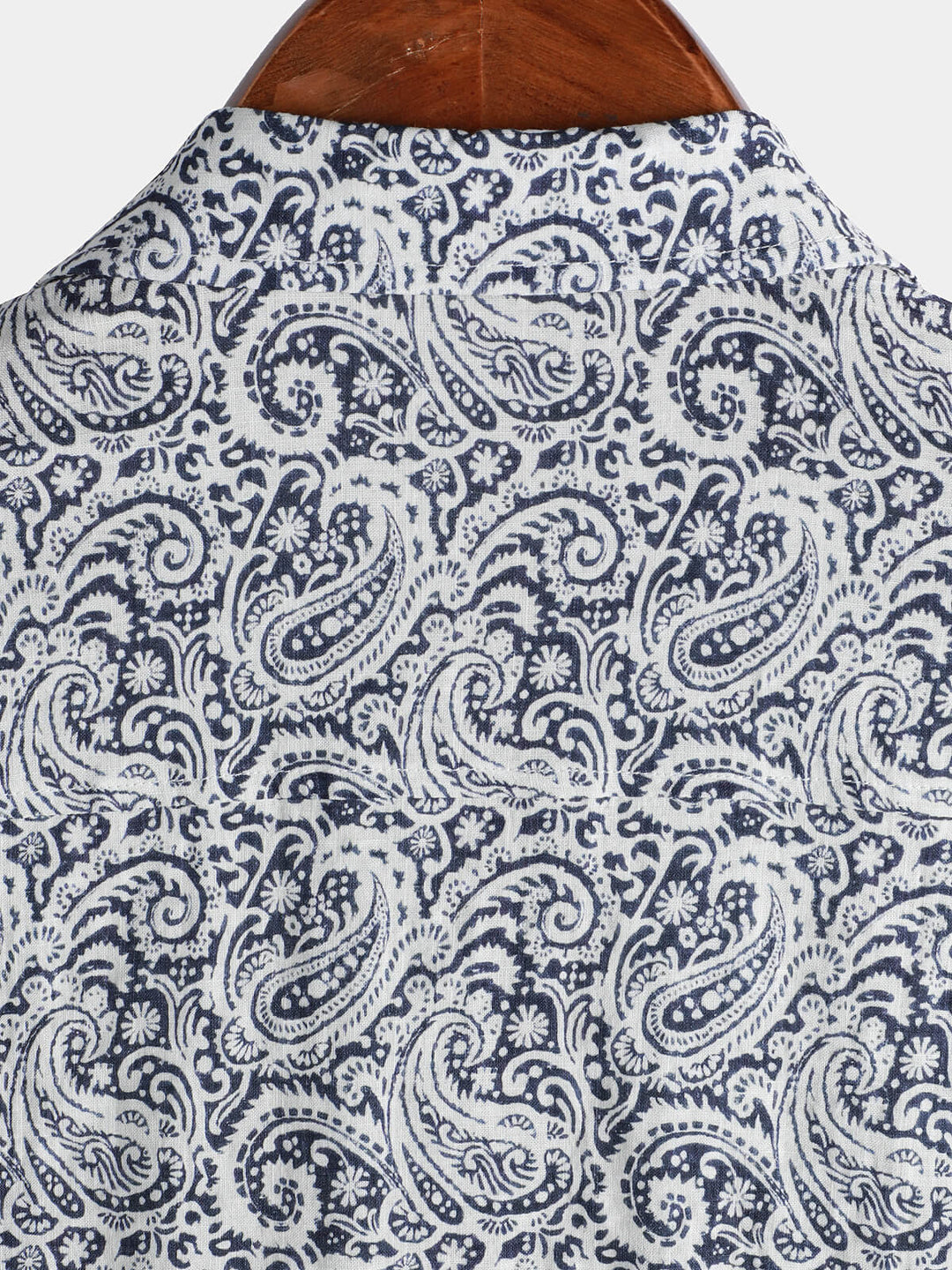 Chemise à manches courtes à poches Paisley pour homme