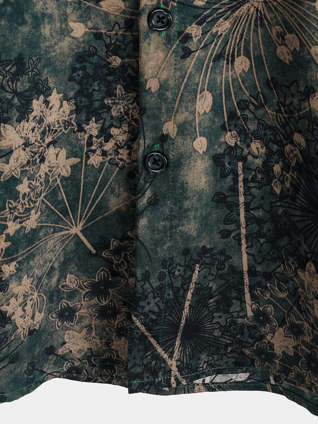Chemise à manches courtes à imprimé floral rétro pour homme