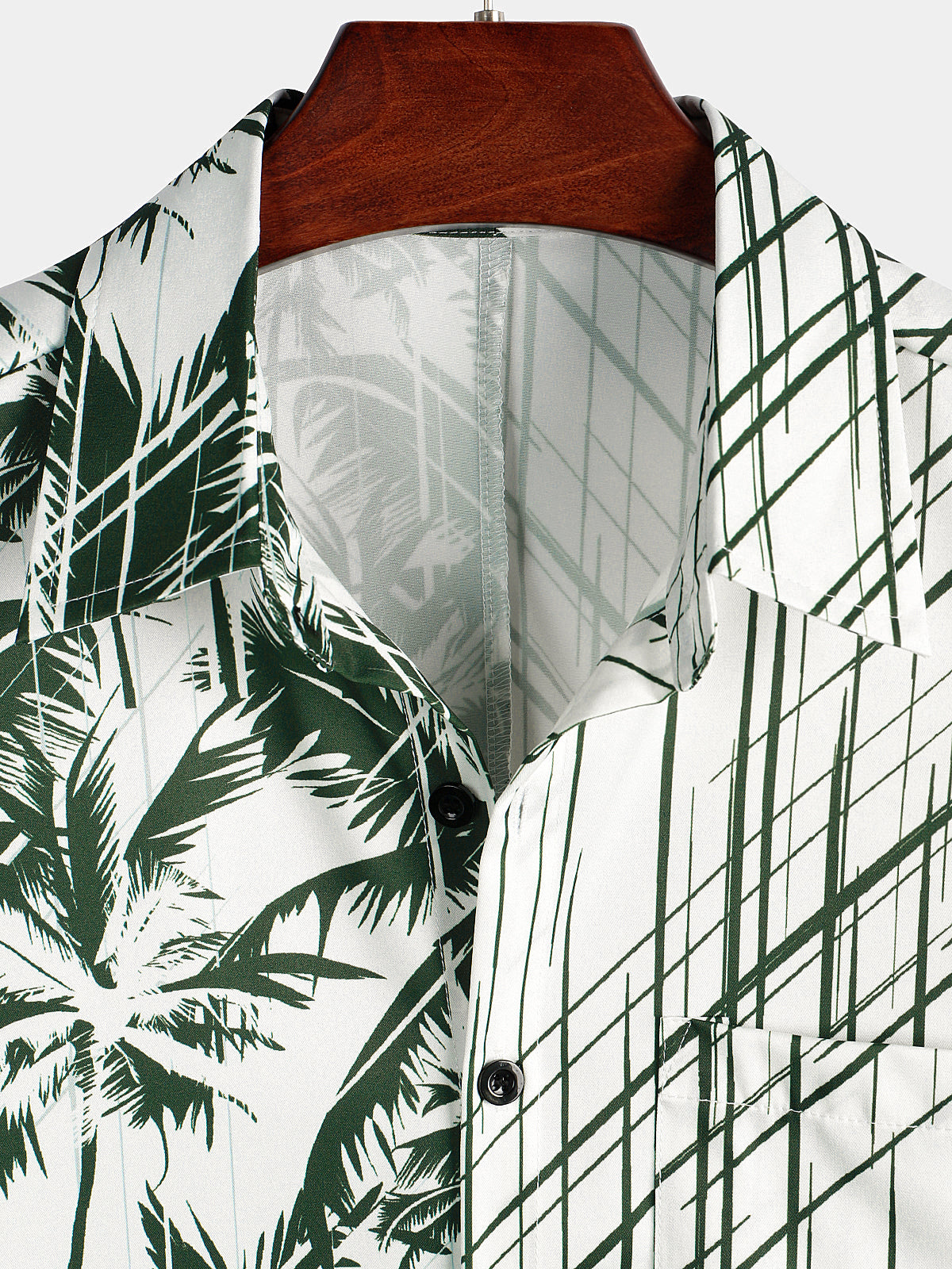 Chemise hawaïenne à manches courtes homme cocotier