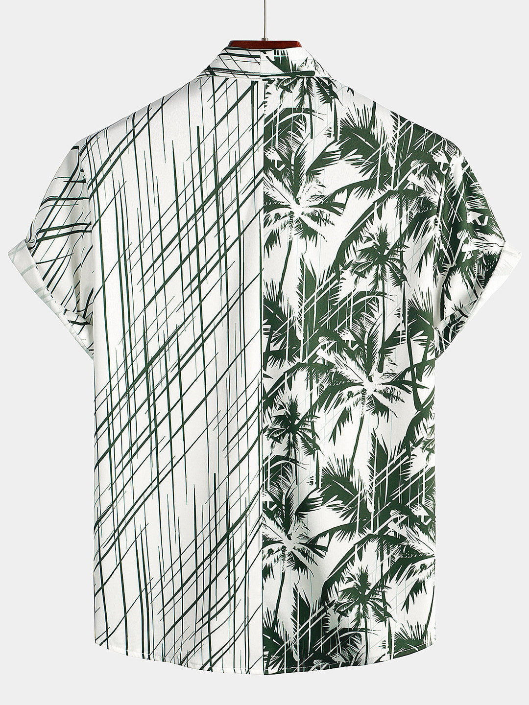 Chemise hawaïenne à manches courtes homme cocotier