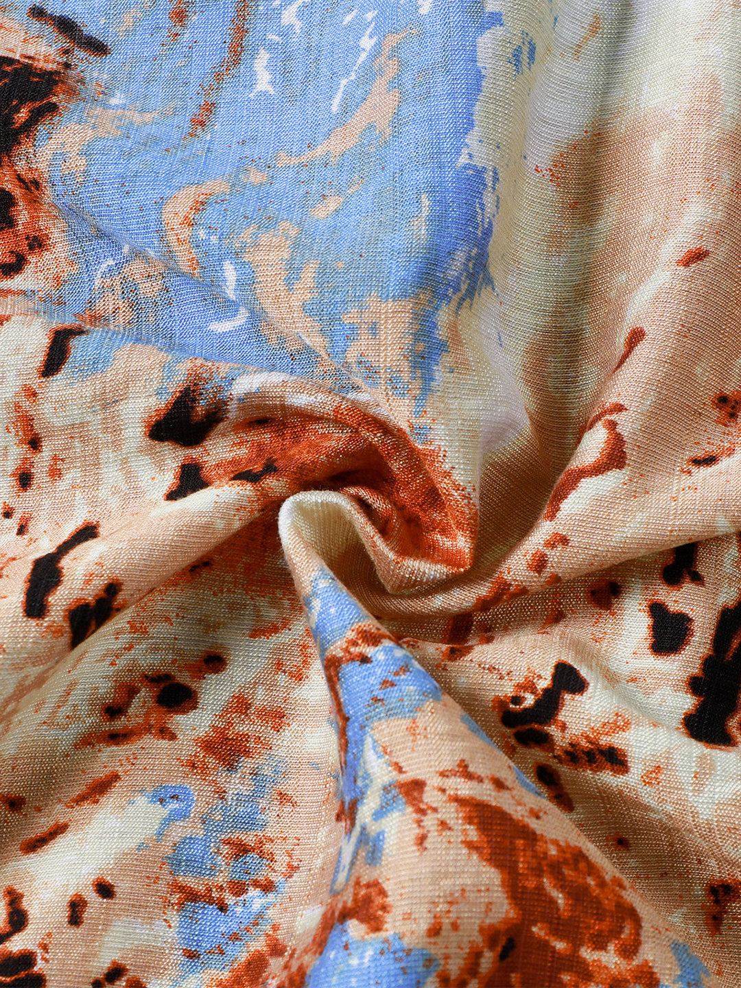 Chemise Homme à Motif Abstrait Vacances Manches Courtes