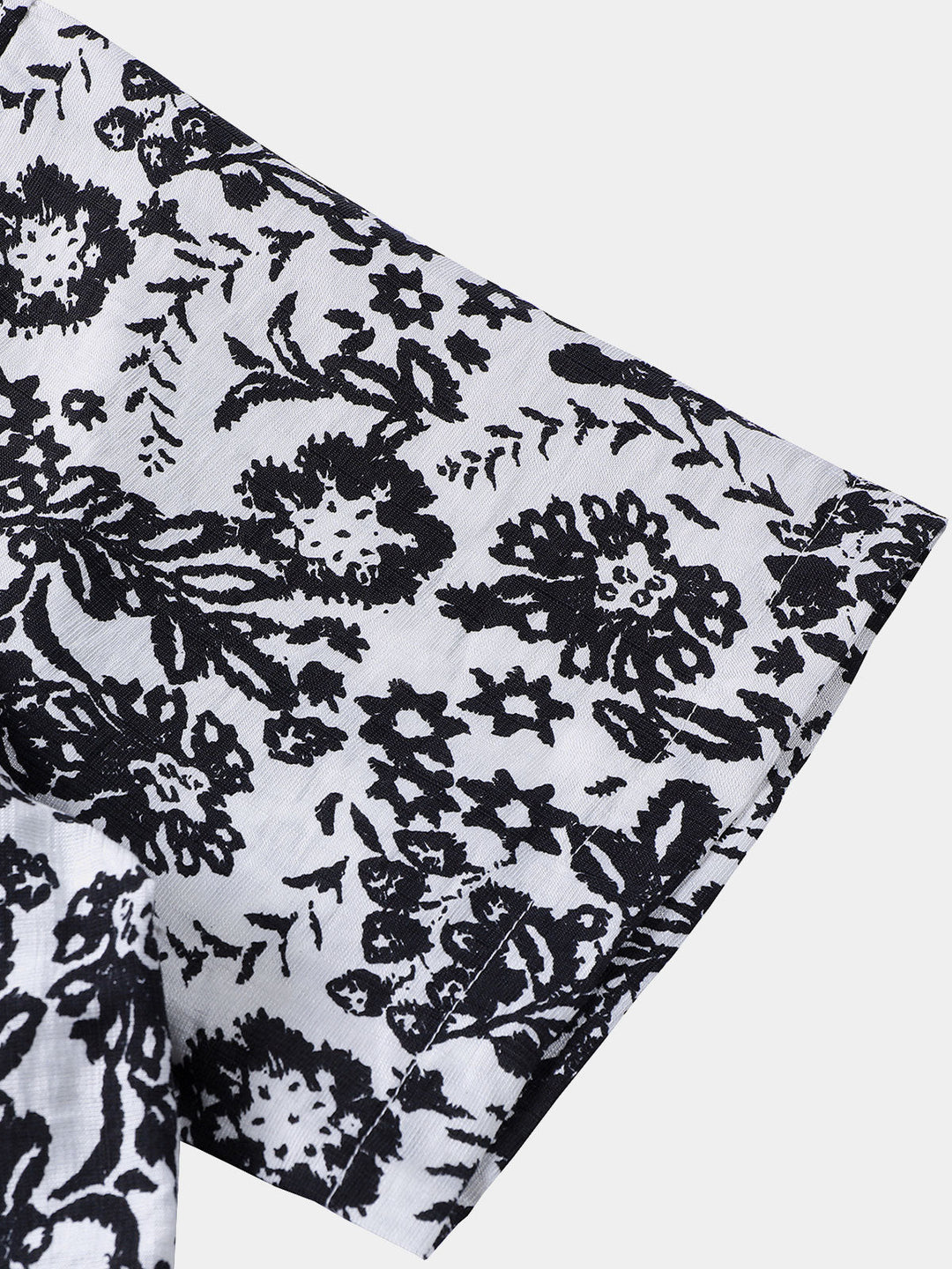 Chemise Homme Décontractée à Manches Courtes à Imprimé Floral