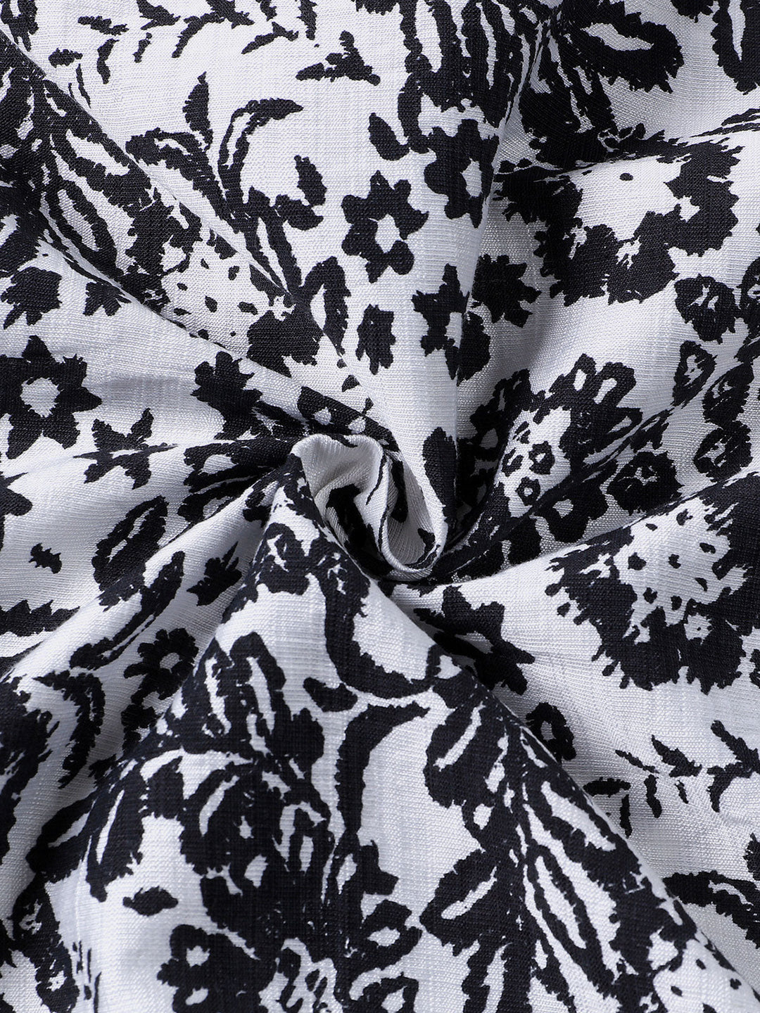 Chemise Homme Décontractée à Manches Courtes à Imprimé Floral