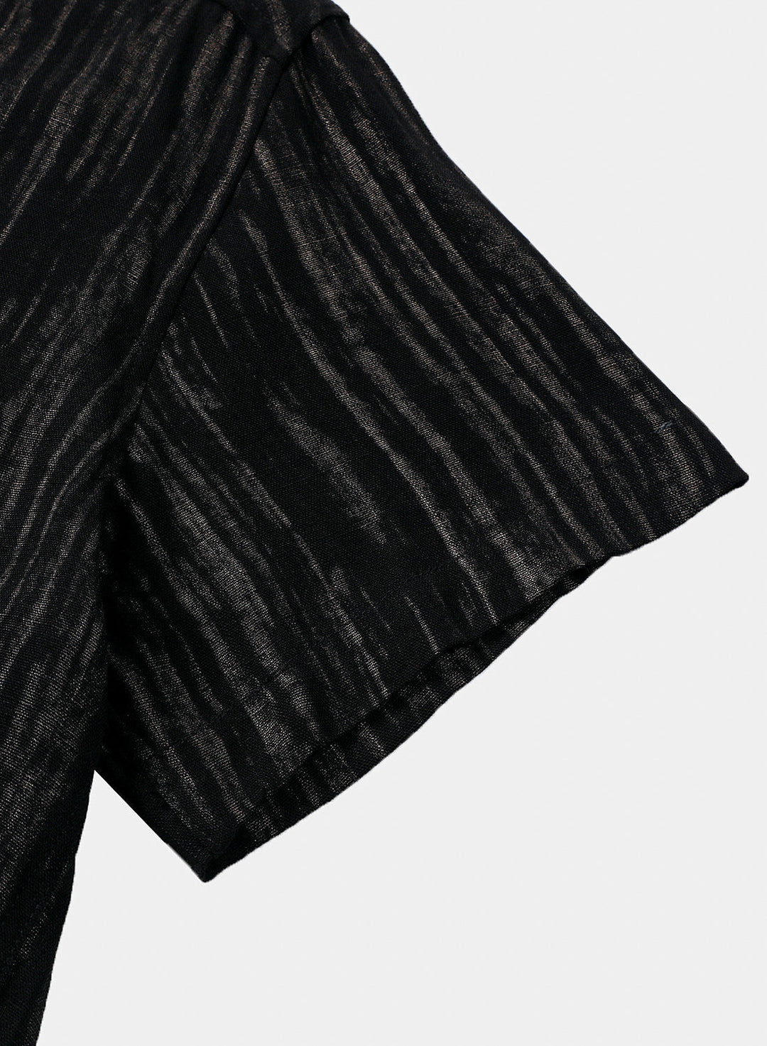 Chemise Homme Décontractée à Rayures Manches Courtes