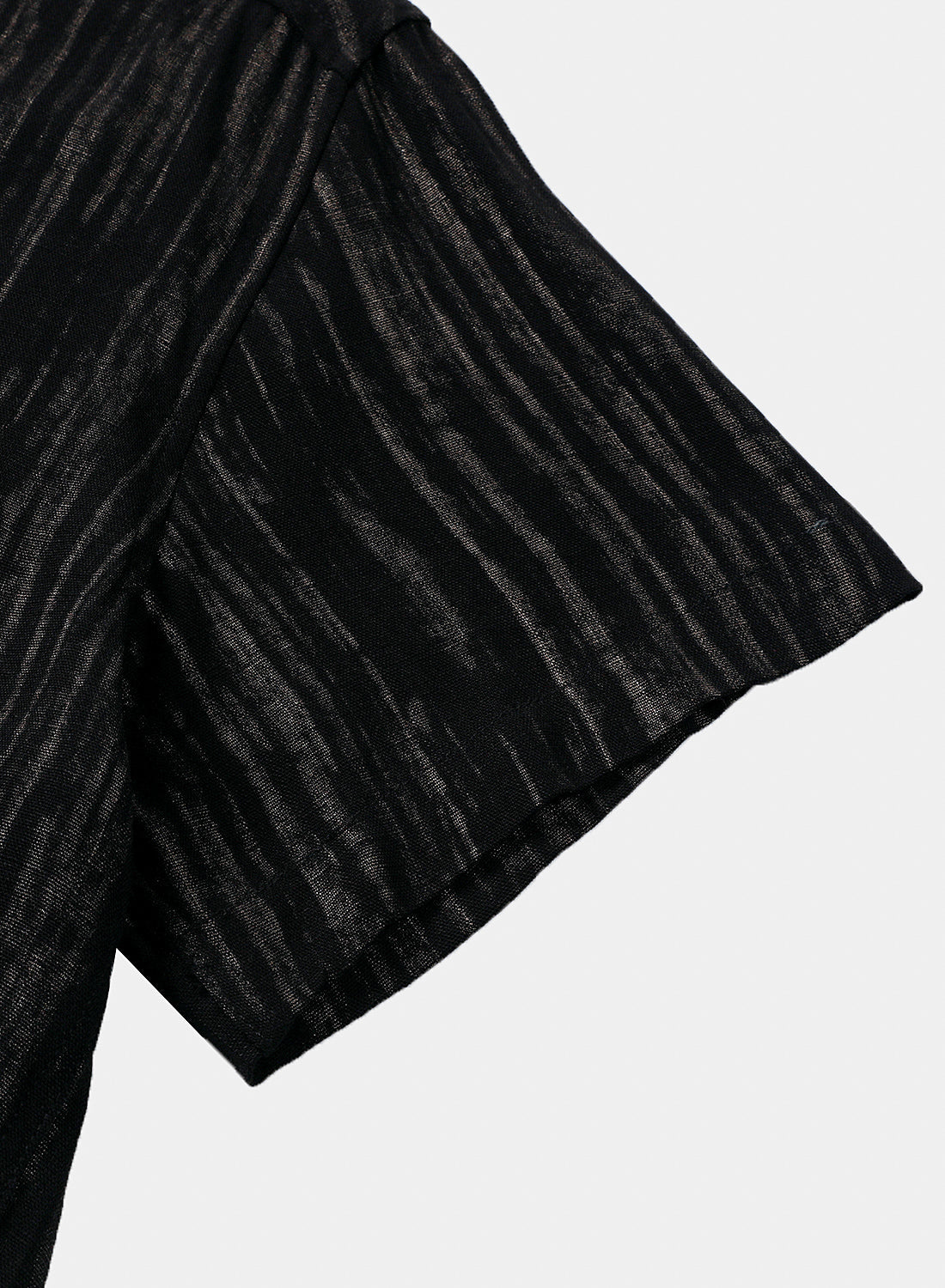 Chemise Homme Décontractée à Rayures Manches Courtes