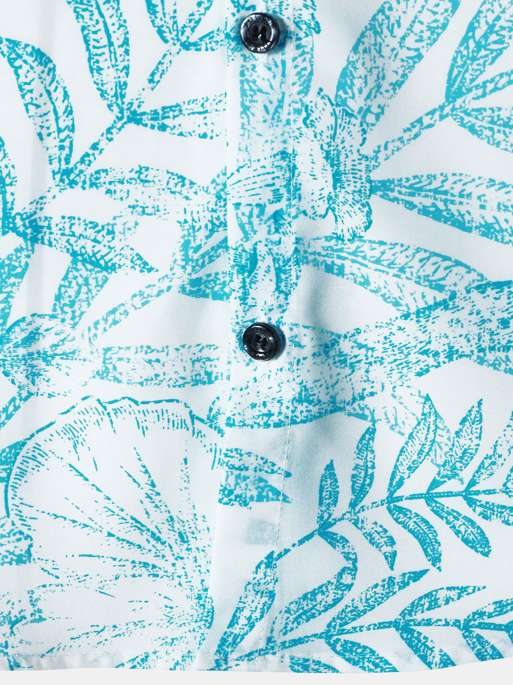 Chemise hawaïenne décontractée Aloha bleue à imprimé tropical pour homme