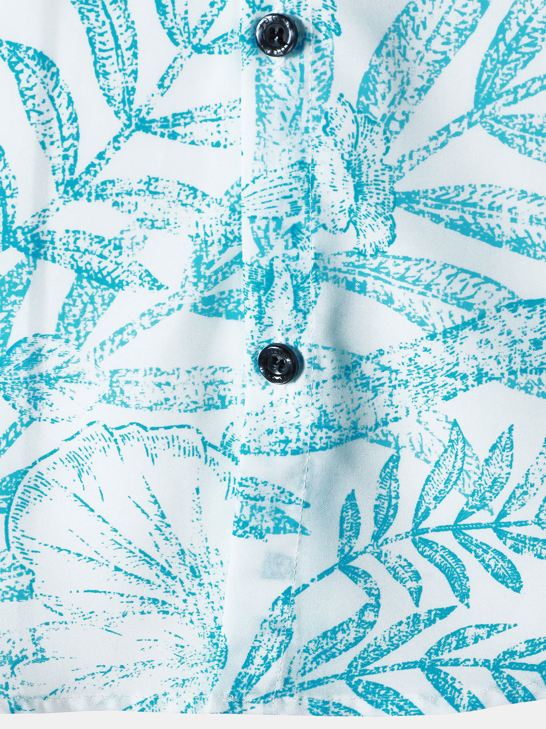 Chemise hawaïenne décontractée Aloha bleue à imprimé tropical pour homme