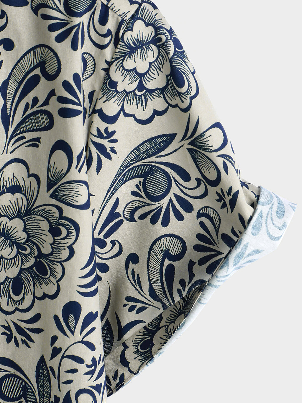 Chemise décontractée à manches courtes pour homme, motif floral, idéale pour les fêtes