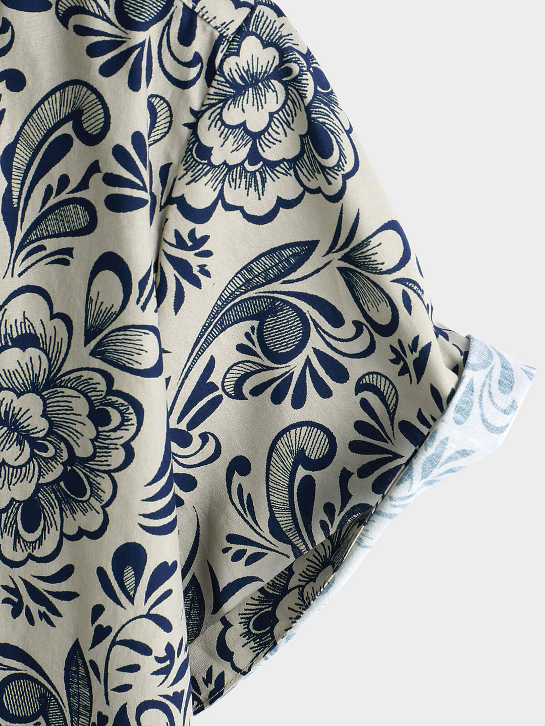 Chemise décontractée à manches courtes pour homme, motif floral, idéale pour les fêtes