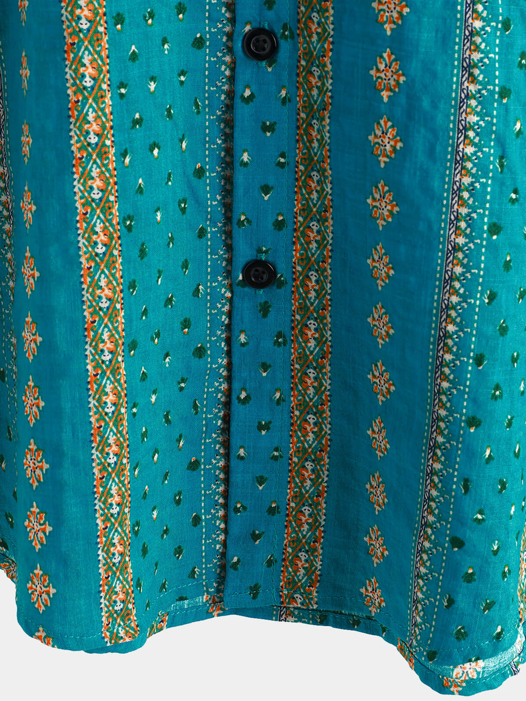 Chemise Vintage à Manches Courtes des Années 70 avec Imprimé Rayé pour Homme