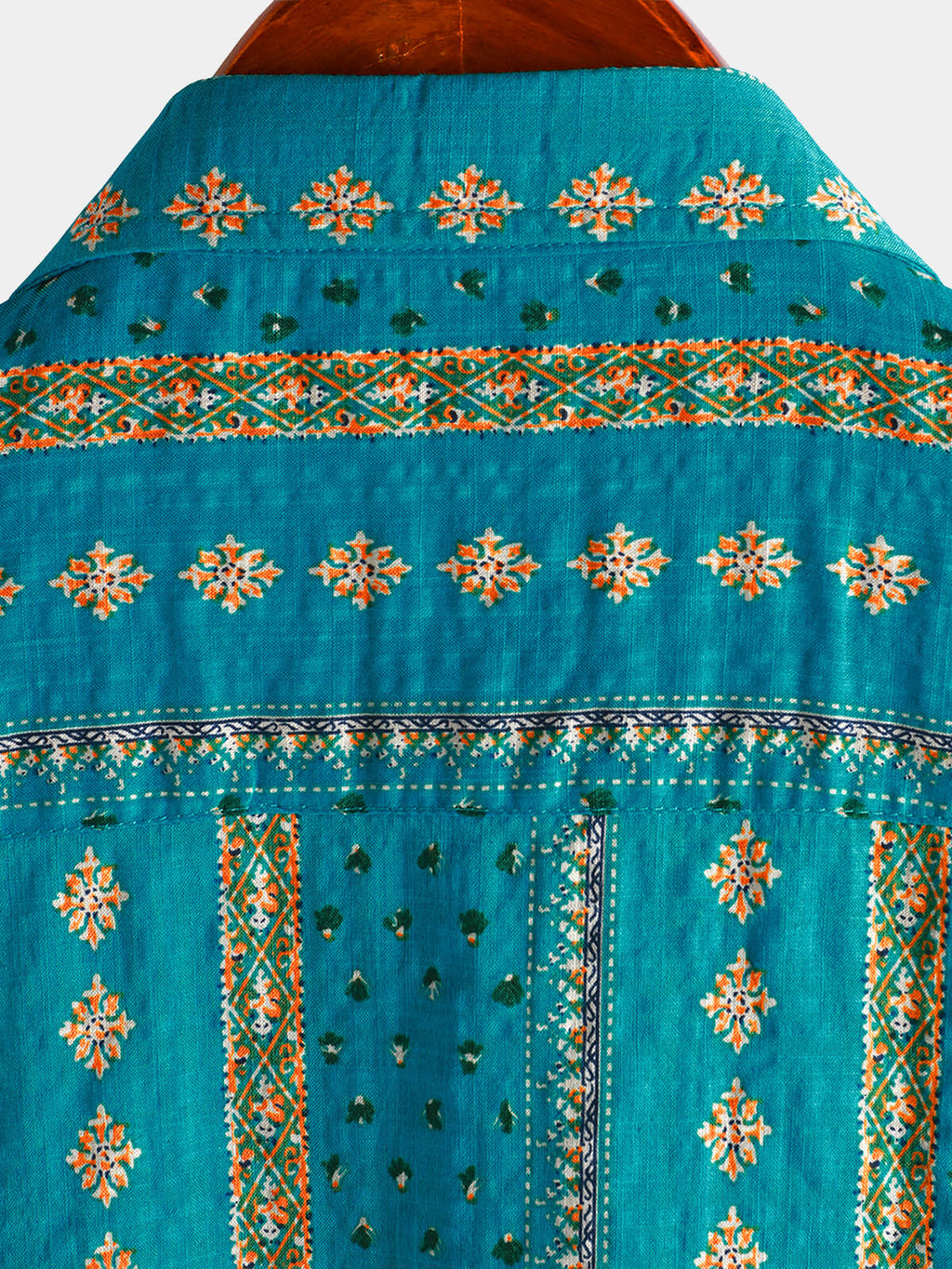 Chemise Vintage à Manches Courtes des Années 70 avec Imprimé Rayé pour Homme