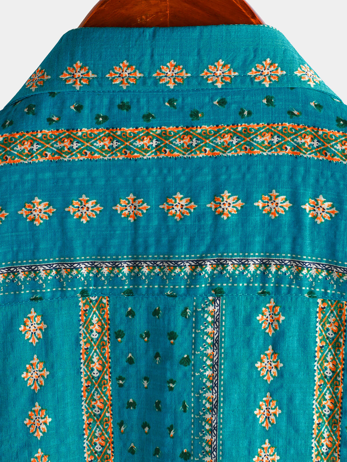 Chemise Vintage à Manches Courtes des Années 70 avec Imprimé Rayé pour Homme