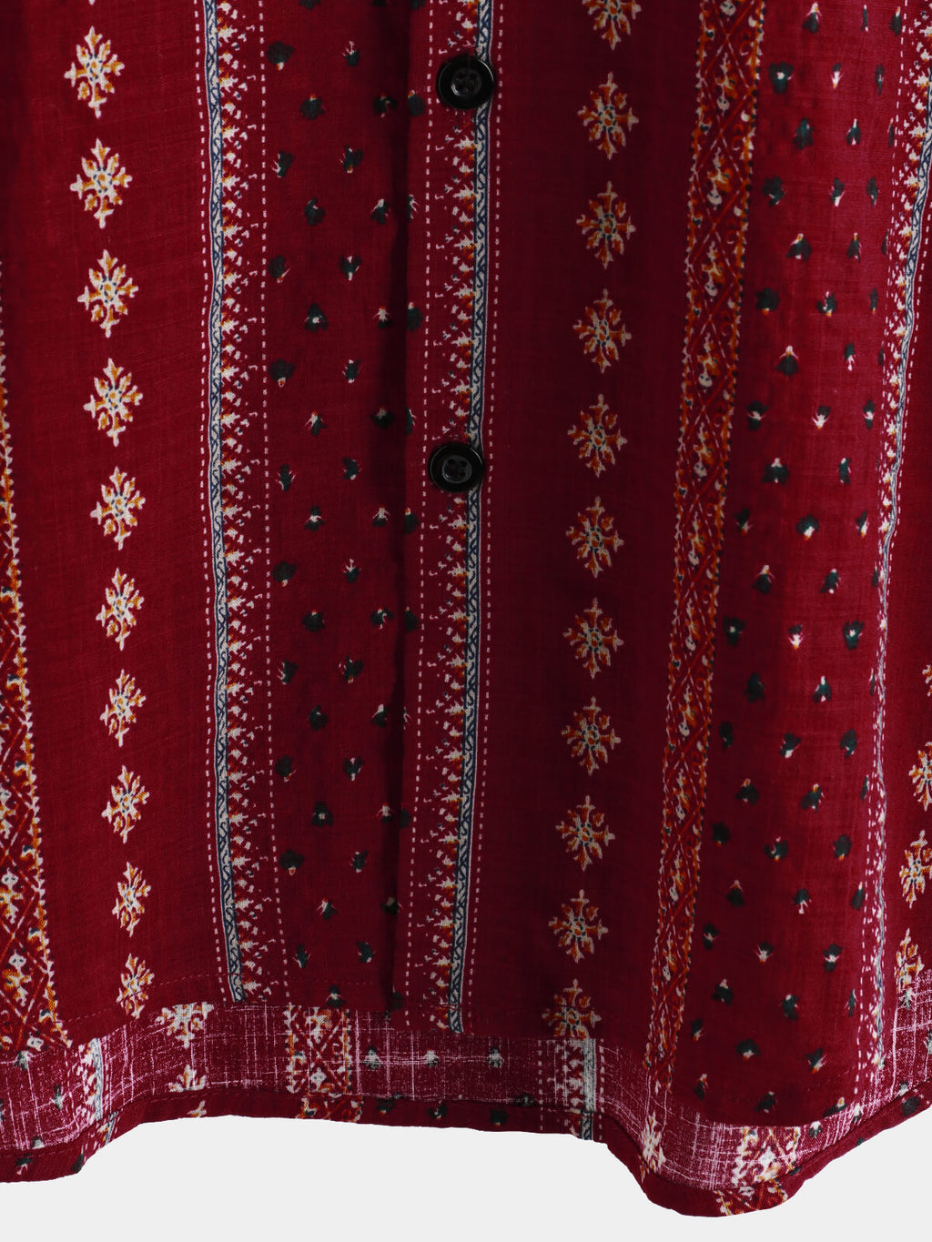 Chemise Vintage à Manches Courtes des Années 70 avec Imprimé à Rayures Rouges pour Homme