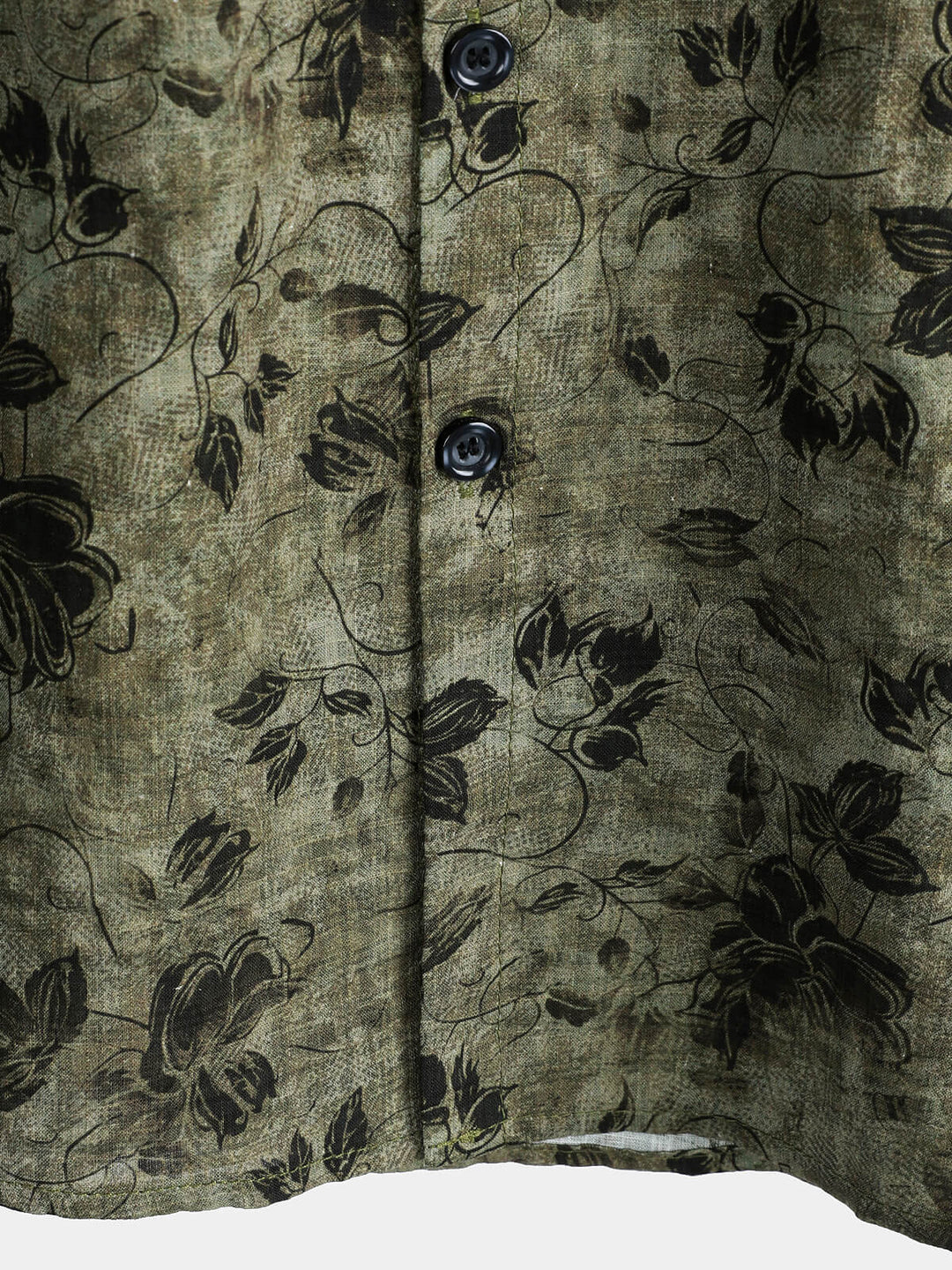 Chemise de villégiature à manches courtes et poches à imprimé floral pour homme
