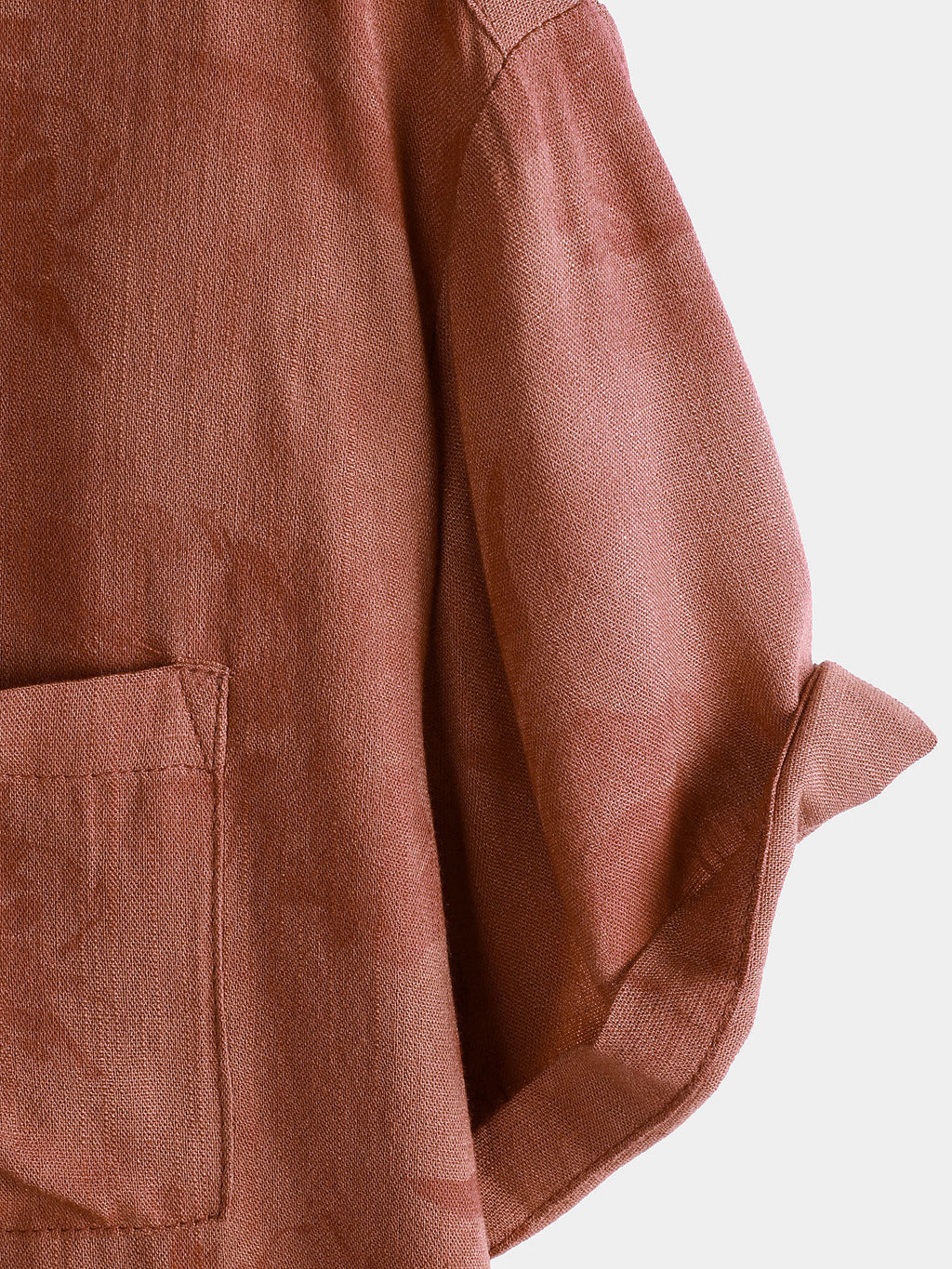 Chemise de vacances respirante à manches courtes pour homme, motif floral vintage marron
