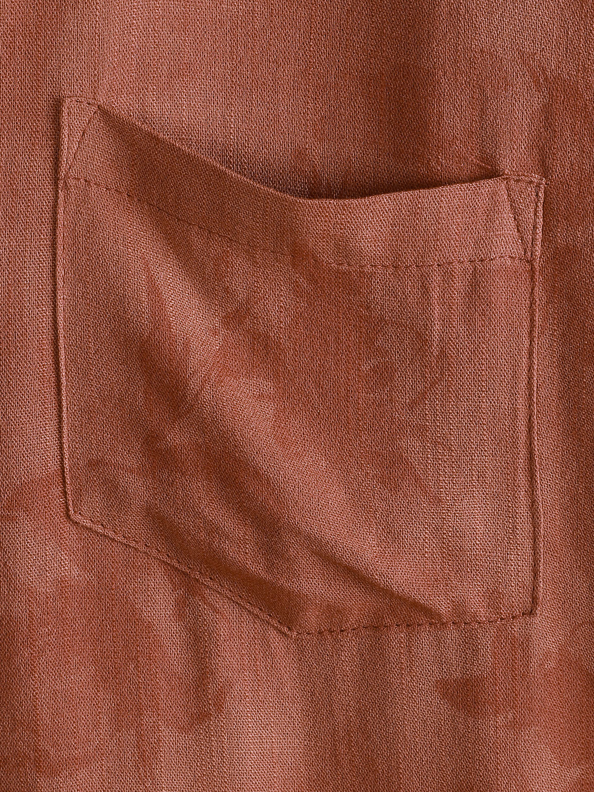 Chemise de vacances respirante à manches courtes pour homme, motif floral vintage marron
