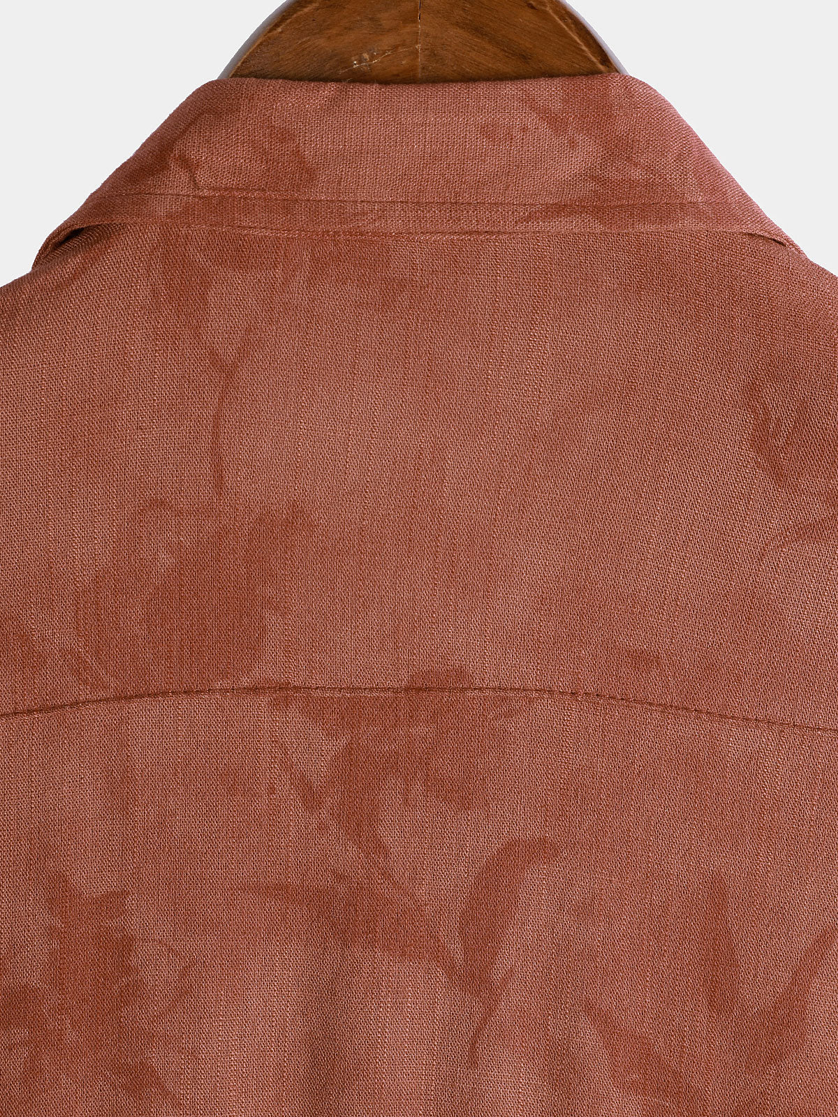 Chemise de vacances respirante à manches courtes pour homme, motif floral vintage marron