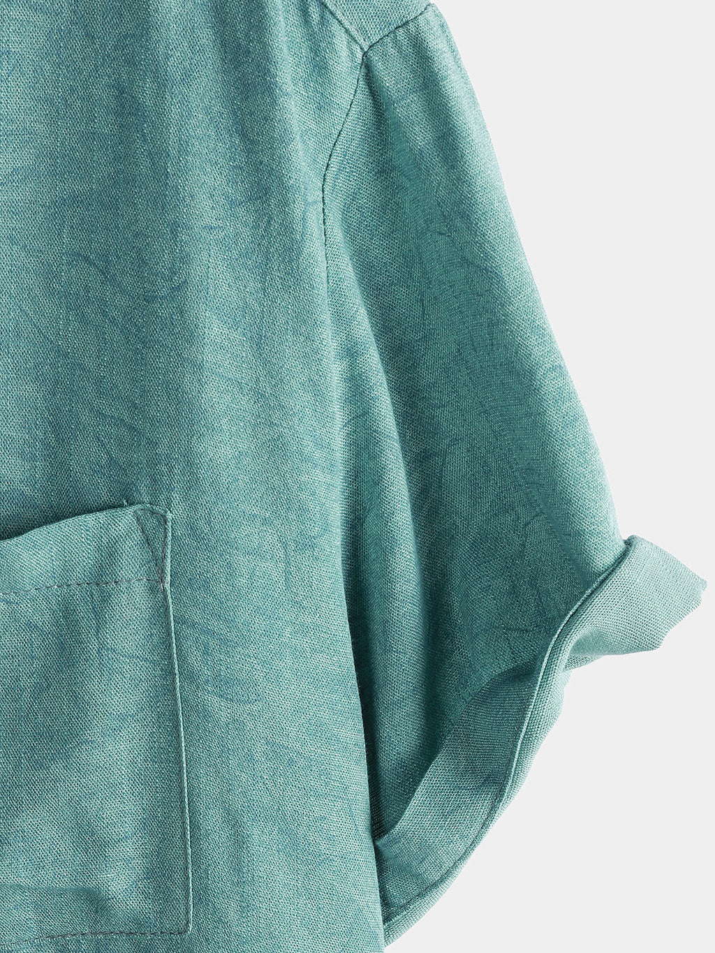 Chemise d'été à manches courtes pour homme, style vintage, décontractée, verte, pour les vacances