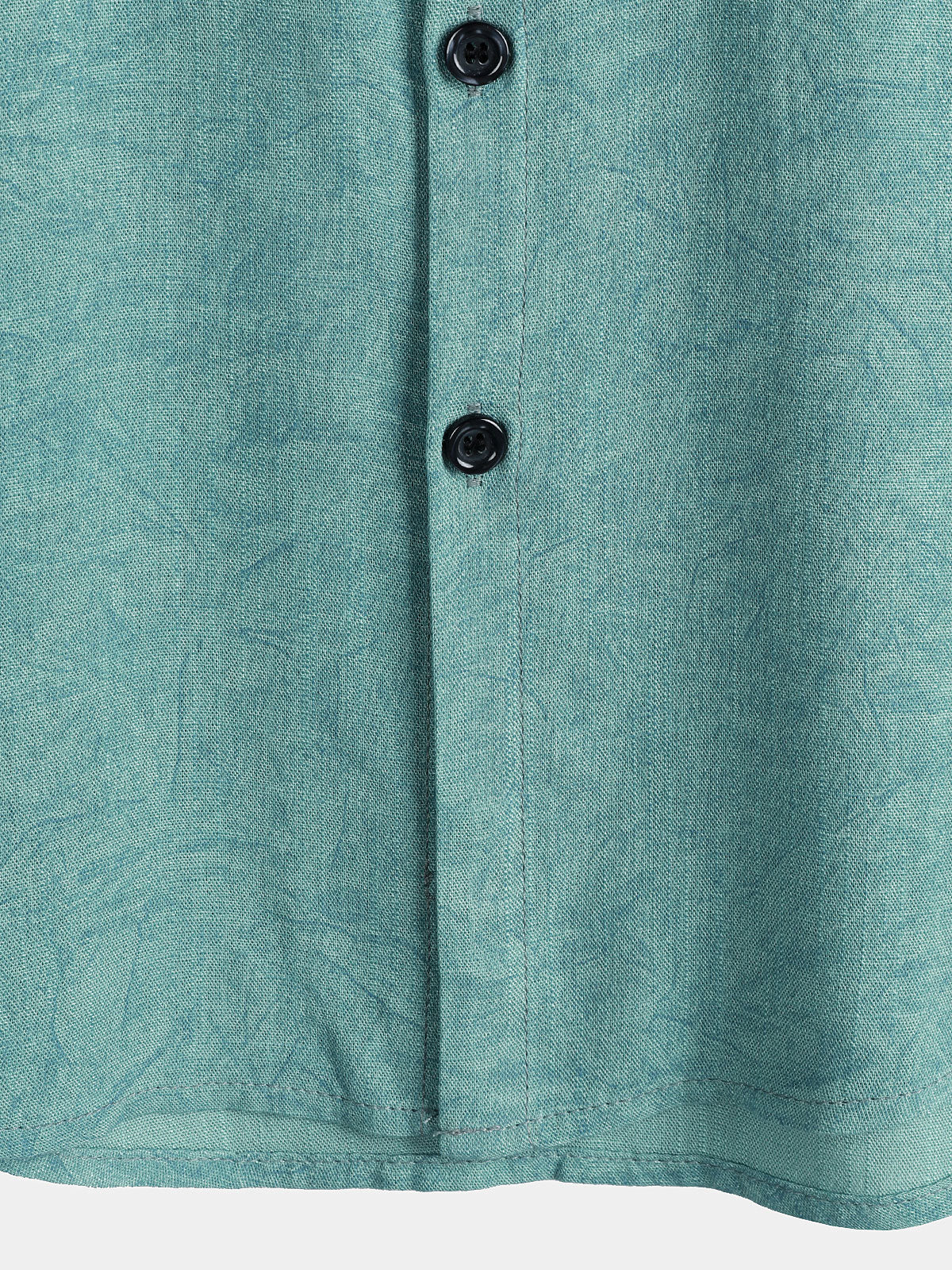 Chemise d'été à manches courtes pour homme, style vintage, décontractée, verte, pour les vacances