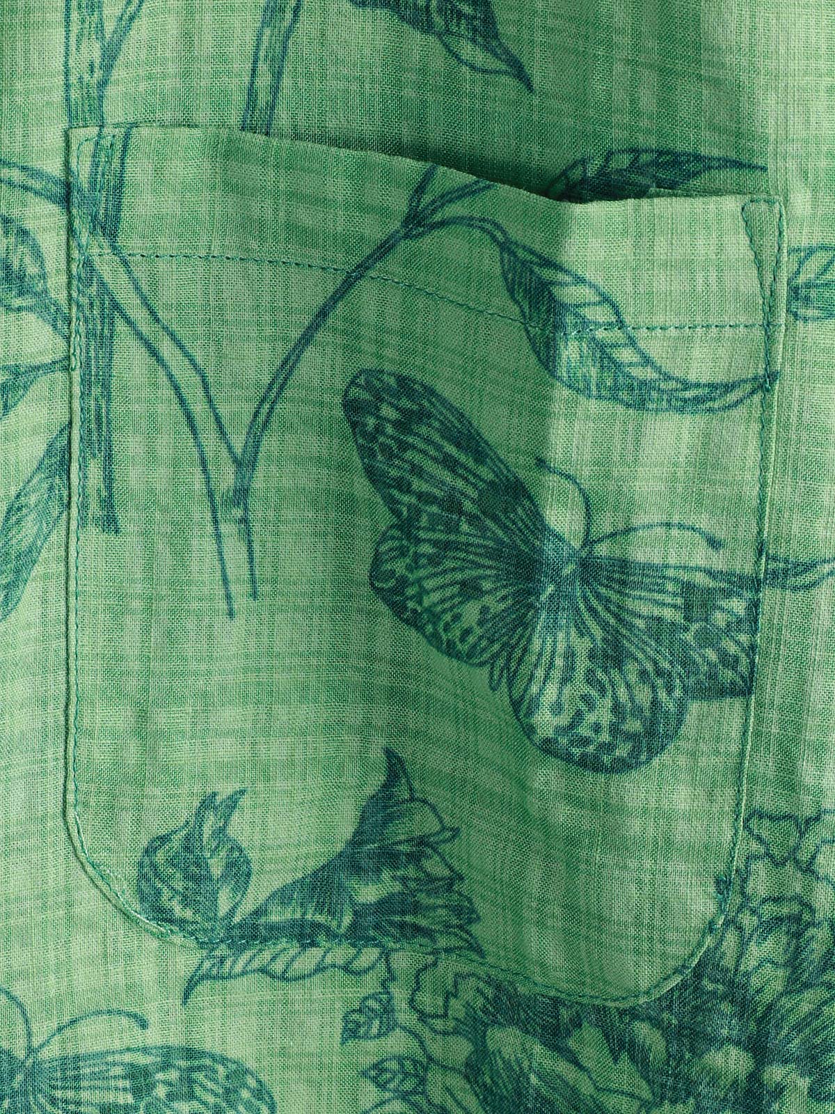 Chemise hawaïenne respirante à manches courtes et imprimé floral pour homme