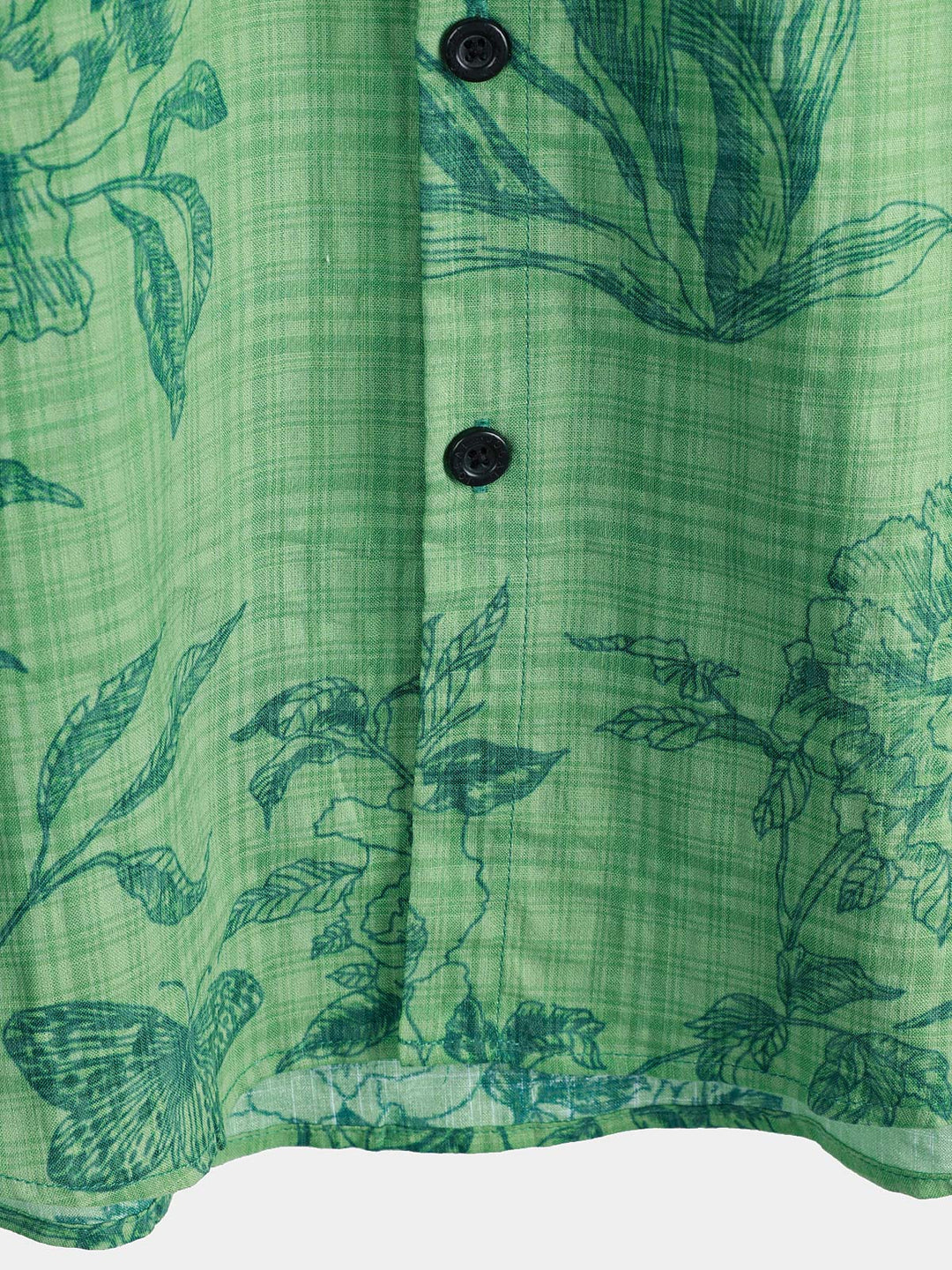 Chemise hawaïenne respirante à manches courtes et imprimé floral pour homme
