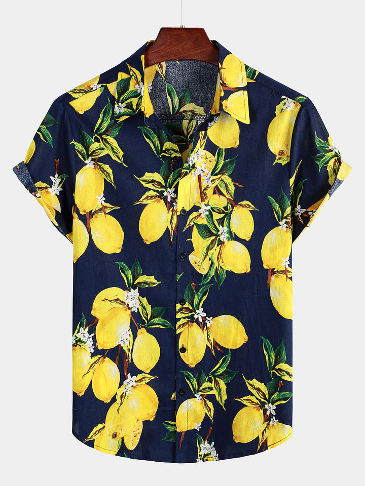 Chemise à manches courtes de vacances d&