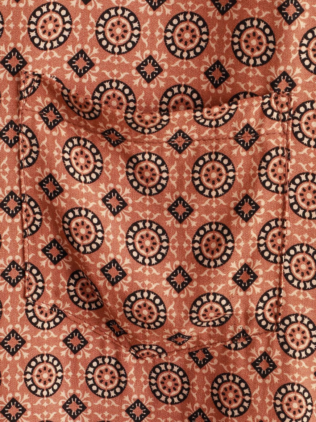 Chemise boutonnée vintage à manches courtes pour hommes