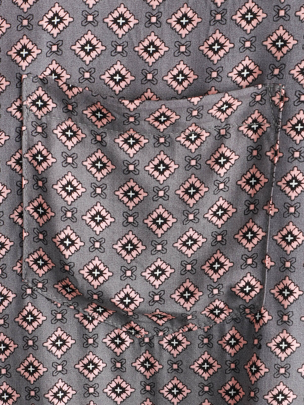 Chemise à manches courtes de plage d'été géométrique vintage pour hommes