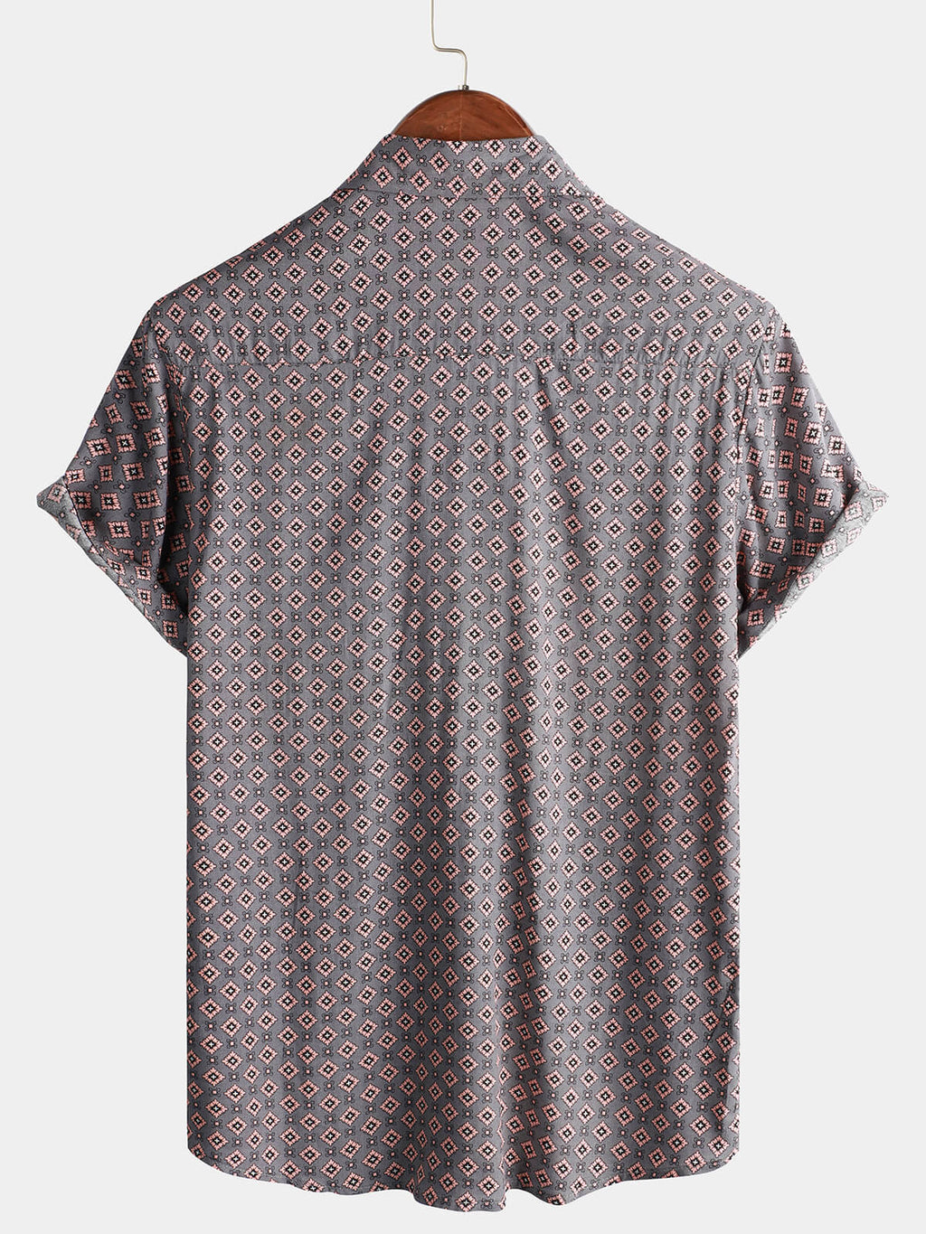 Chemise à Manches Courtes pour Homme avec Boutons