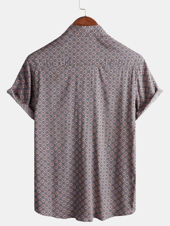 Chemise à manches courtes de plage d&