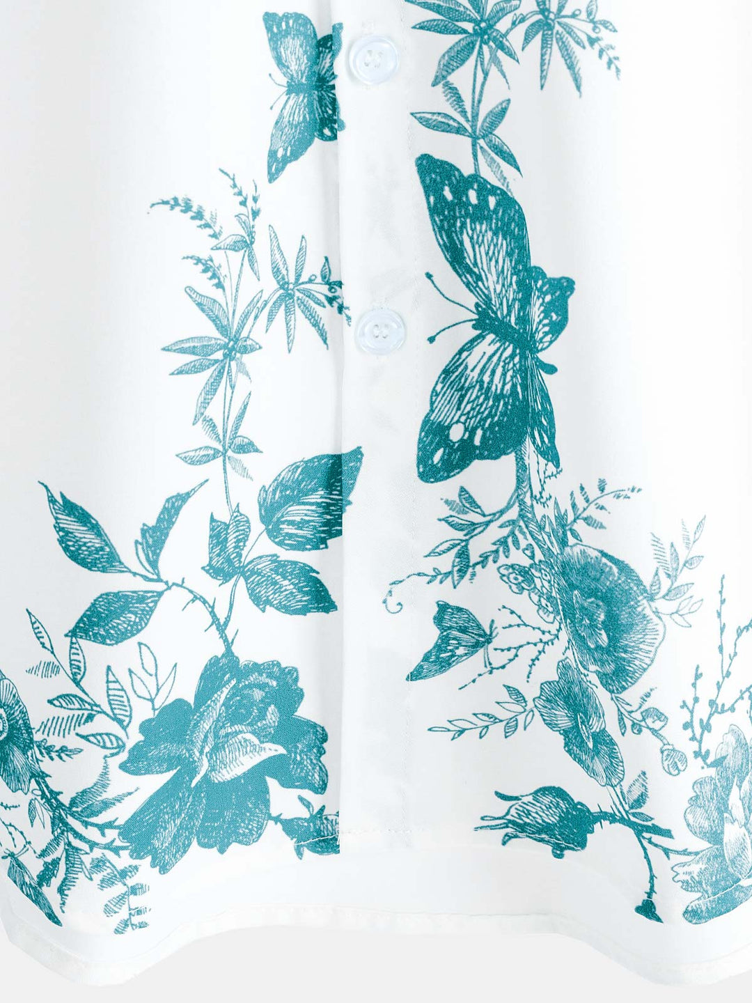 Chemise hawaïenne à manches courtes et col décontracté pour homme, imprimé floral vert, à boutons, pour l&