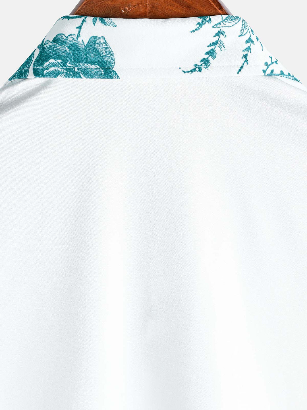 Chemise hawaïenne à manches courtes et col décontracté pour homme, imprimé floral vert, à boutons, pour l&