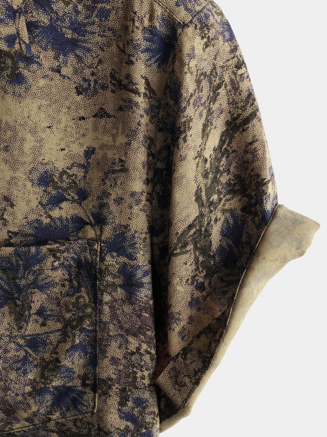 Chemise Vintage décontractée à manches courtes pour hommes, imprimé Floral rétro
