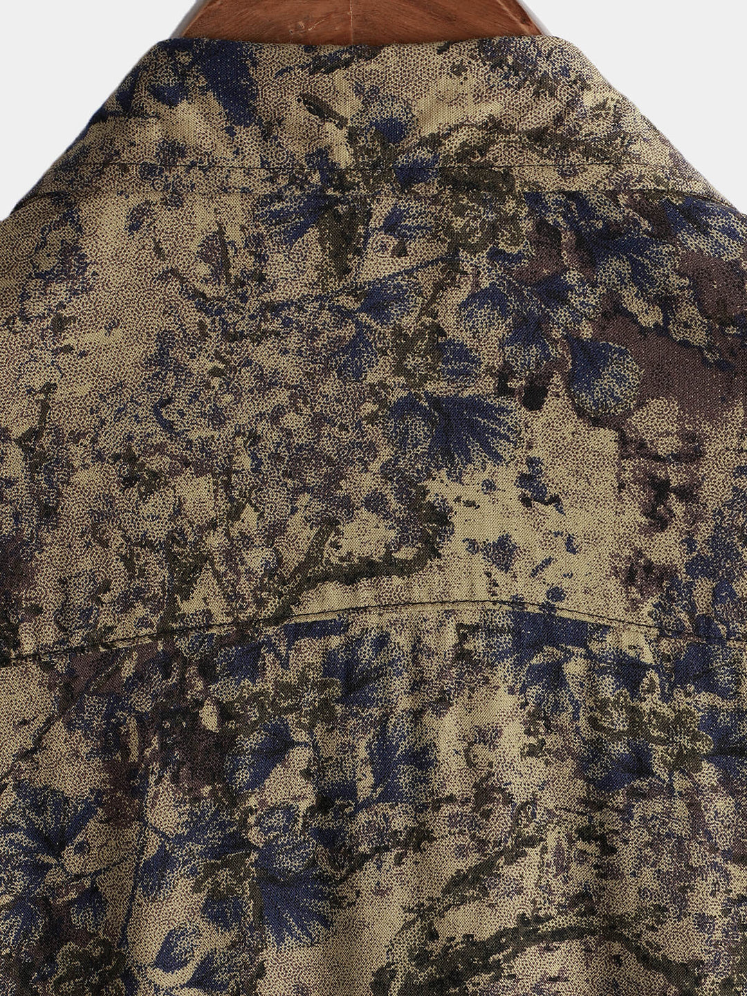 Chemise Vintage décontractée à manches courtes pour hommes, imprimé Floral rétro