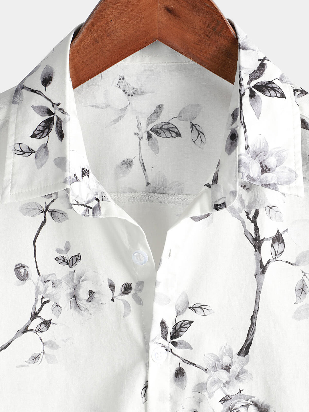 Chemise hawaïenne en coton d&