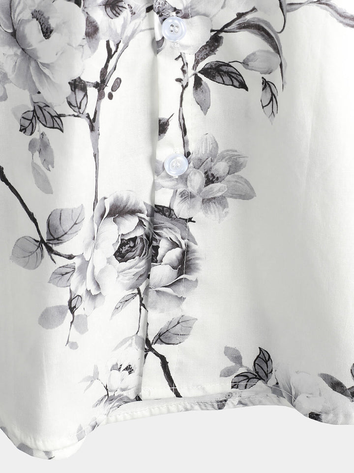 Chemise hawaïenne en coton d&