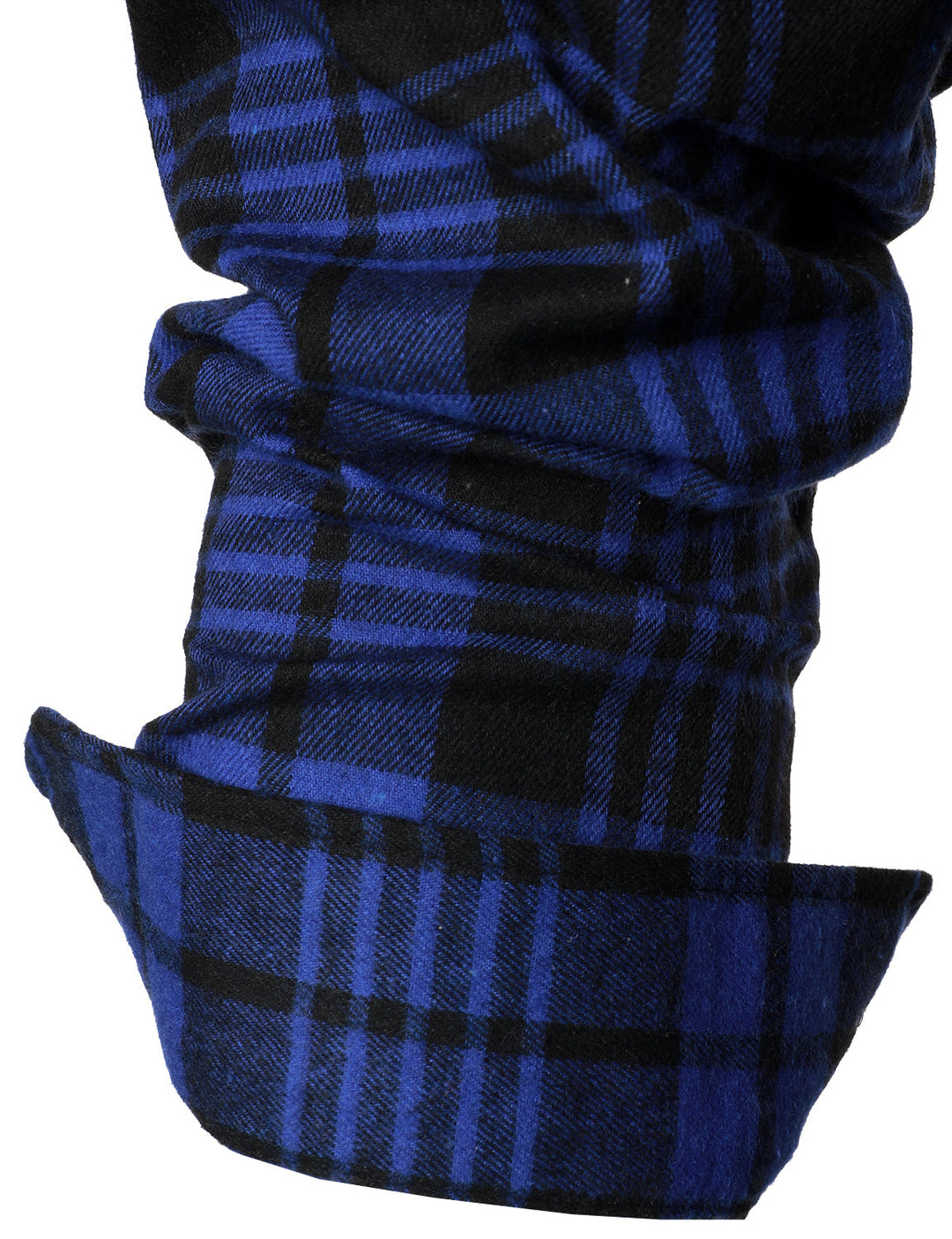 Chemise décontractée à carreaux en flanelle à double poche pour hommes