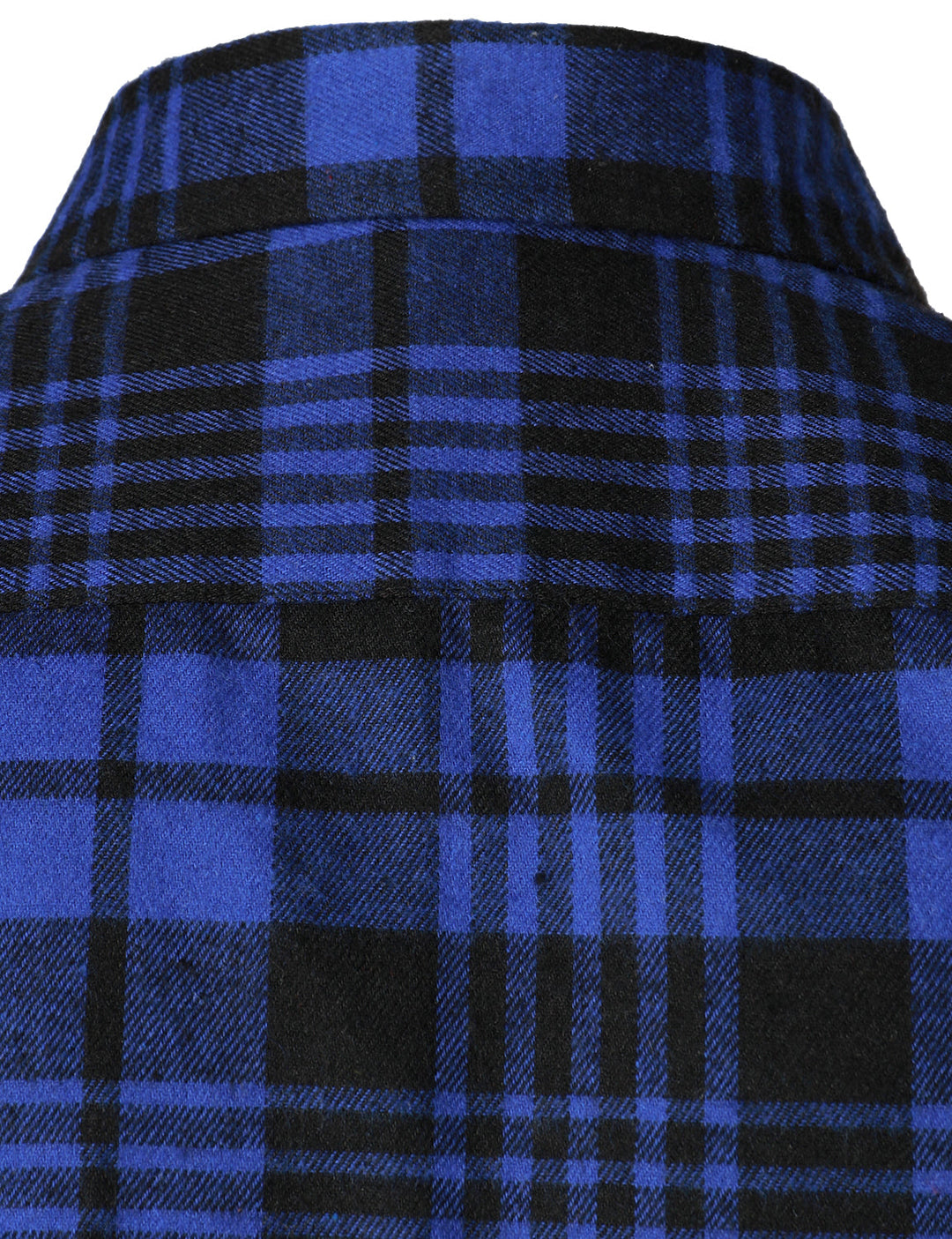Chemise décontractée à carreaux en flanelle à double poche pour hommes