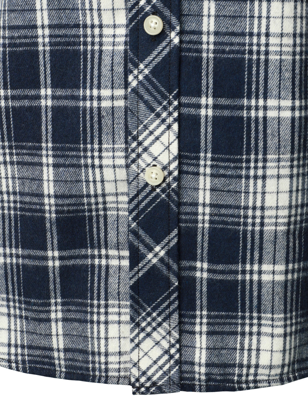Chemise décontractée à carreaux en flanelle à double poche pour hommes