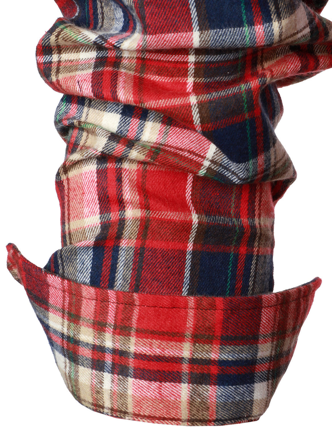 Chemise décontractée à carreaux en flanelle à double poche pour hommes