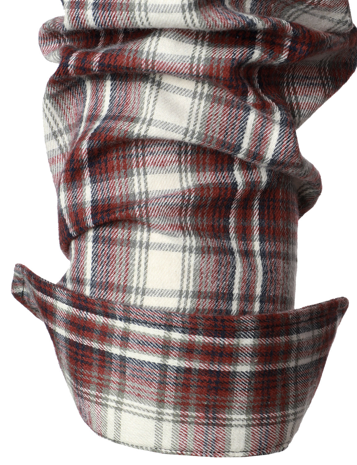 Chemise décontractée à carreaux en flanelle à double poche pour hommes