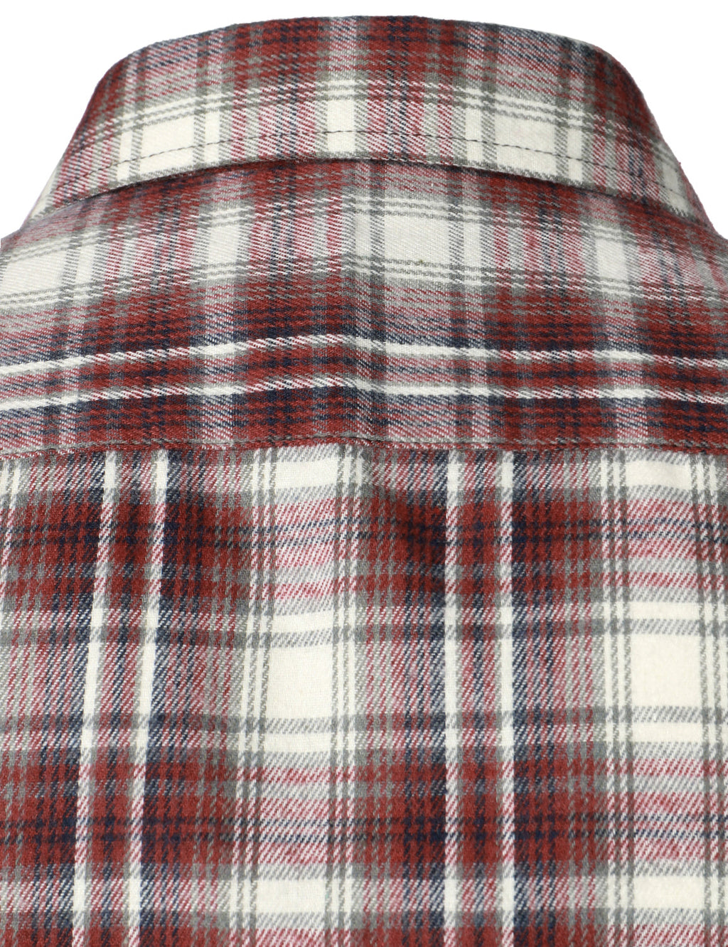 Chemise décontractée à carreaux en flanelle à double poche pour hommes