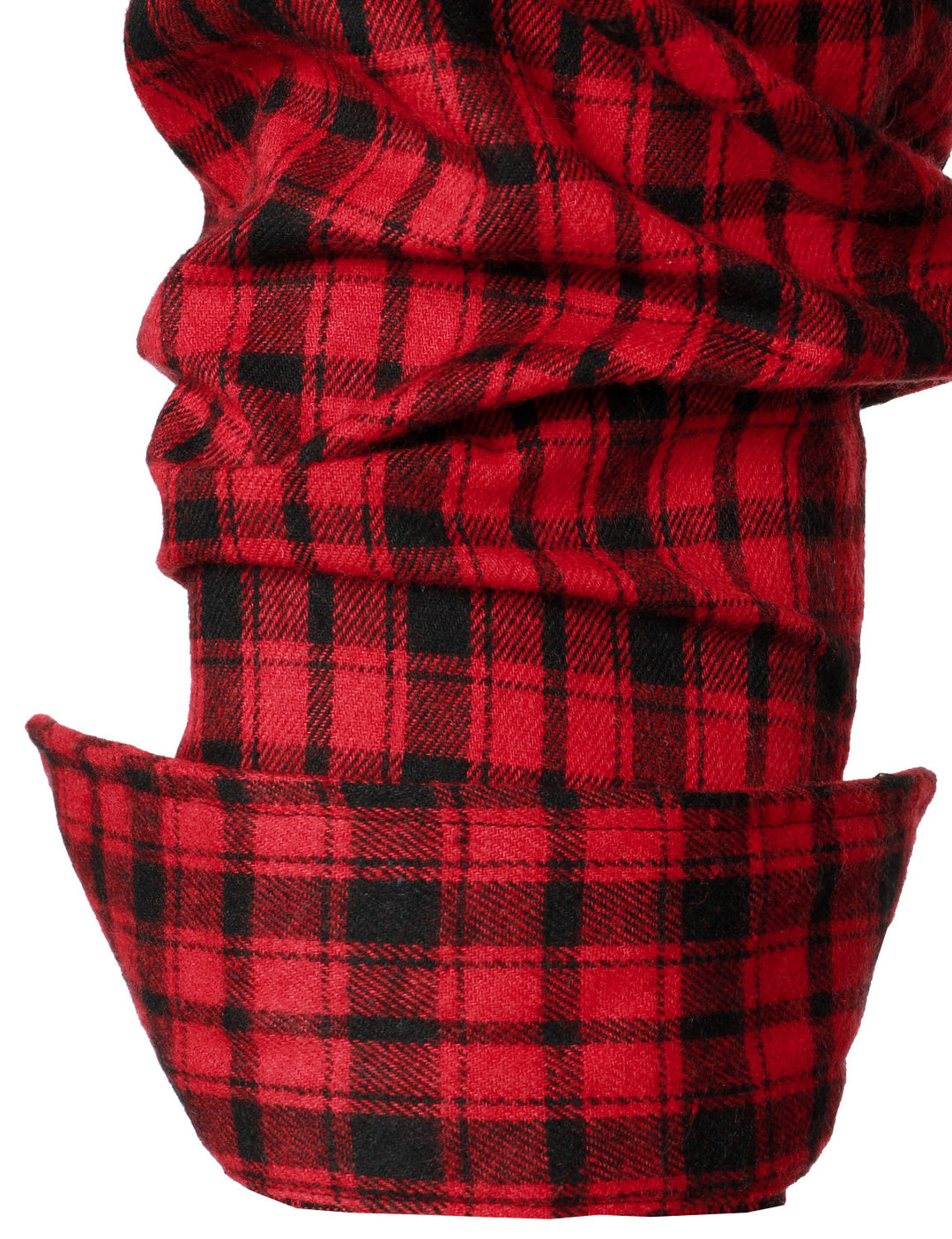 Chemise à carreaux en flanelle à double poche pour hommes
