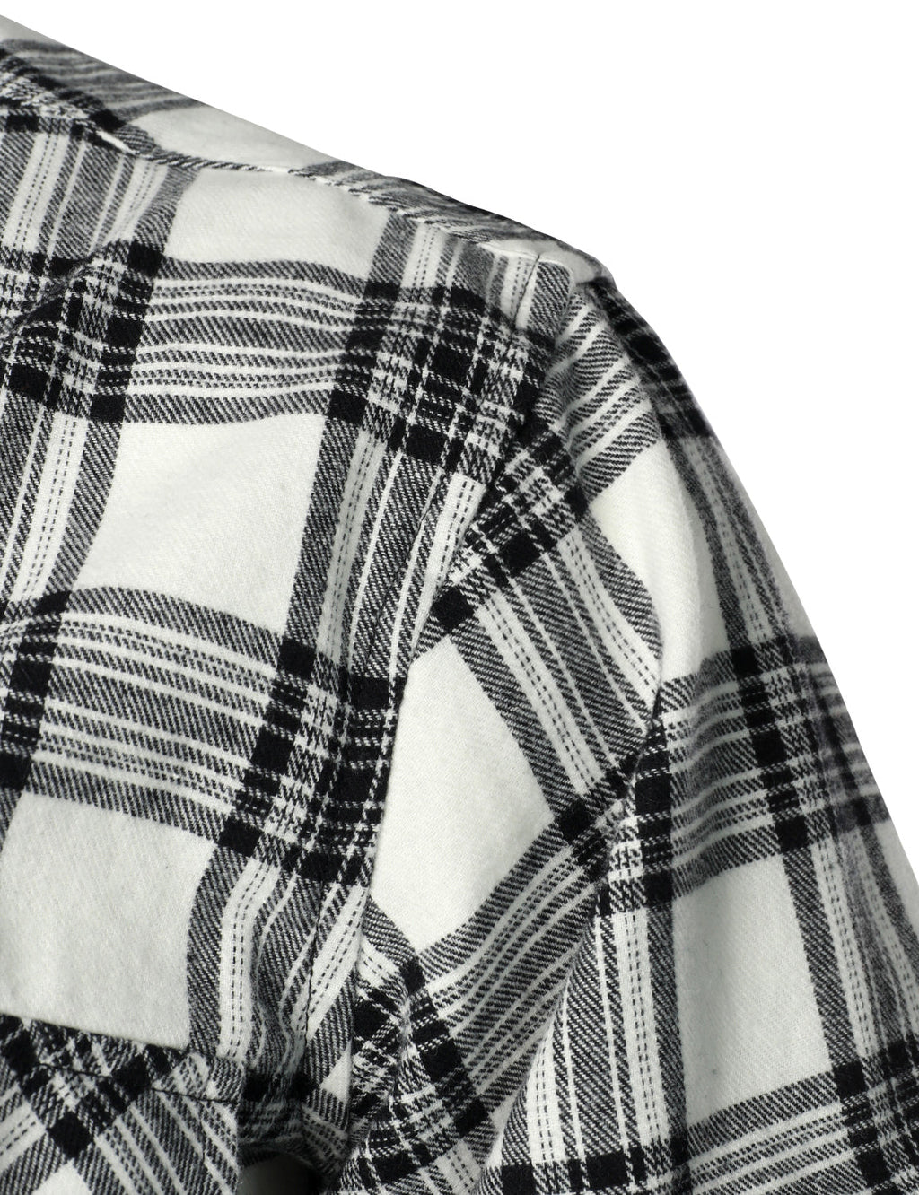 Chemise à carreaux à double poche boutonnée à carreaux pour hommes à manches longues automne hiver