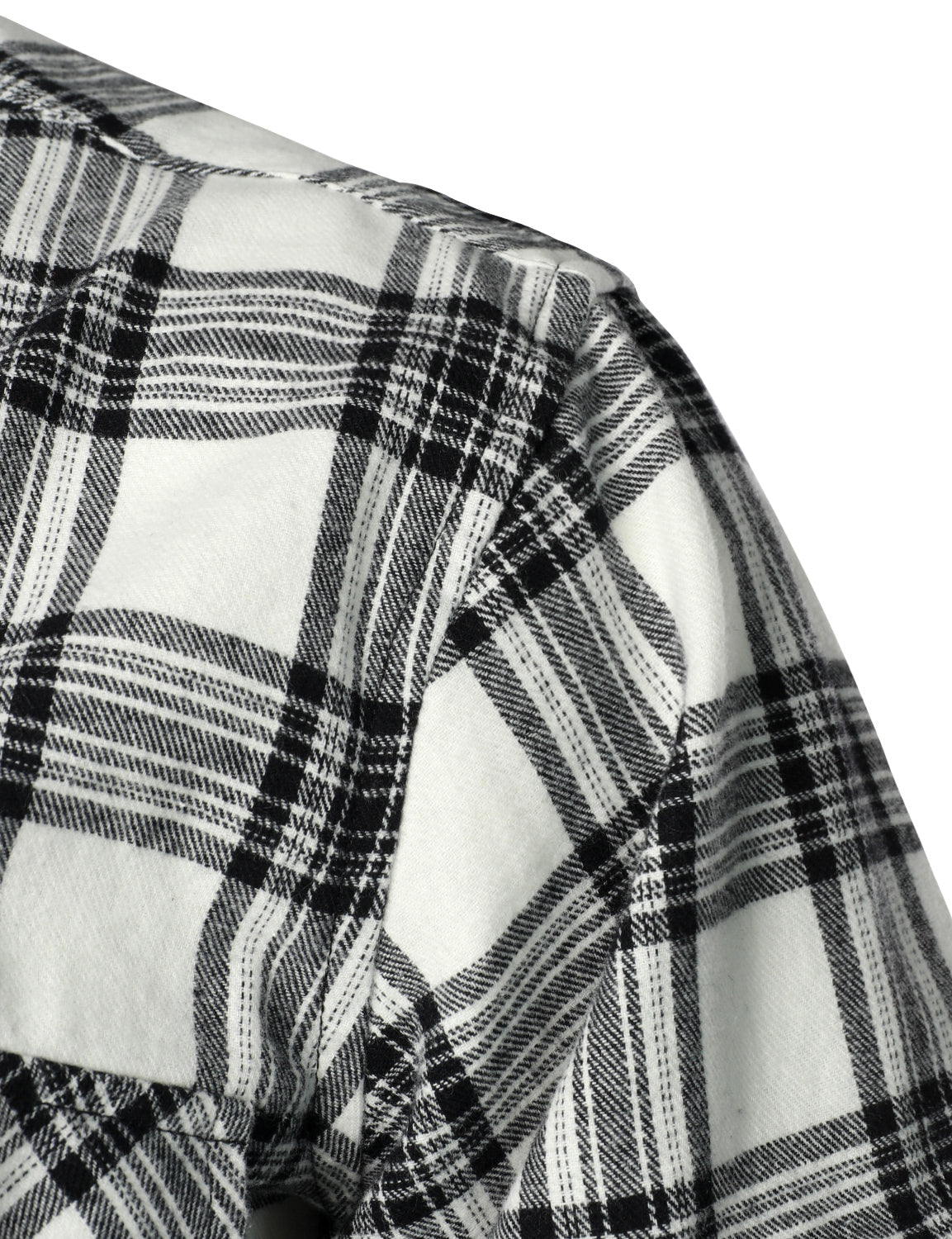 Chemise à carreaux à double poche boutonnée à carreaux pour hommes à manches longues automne hiver