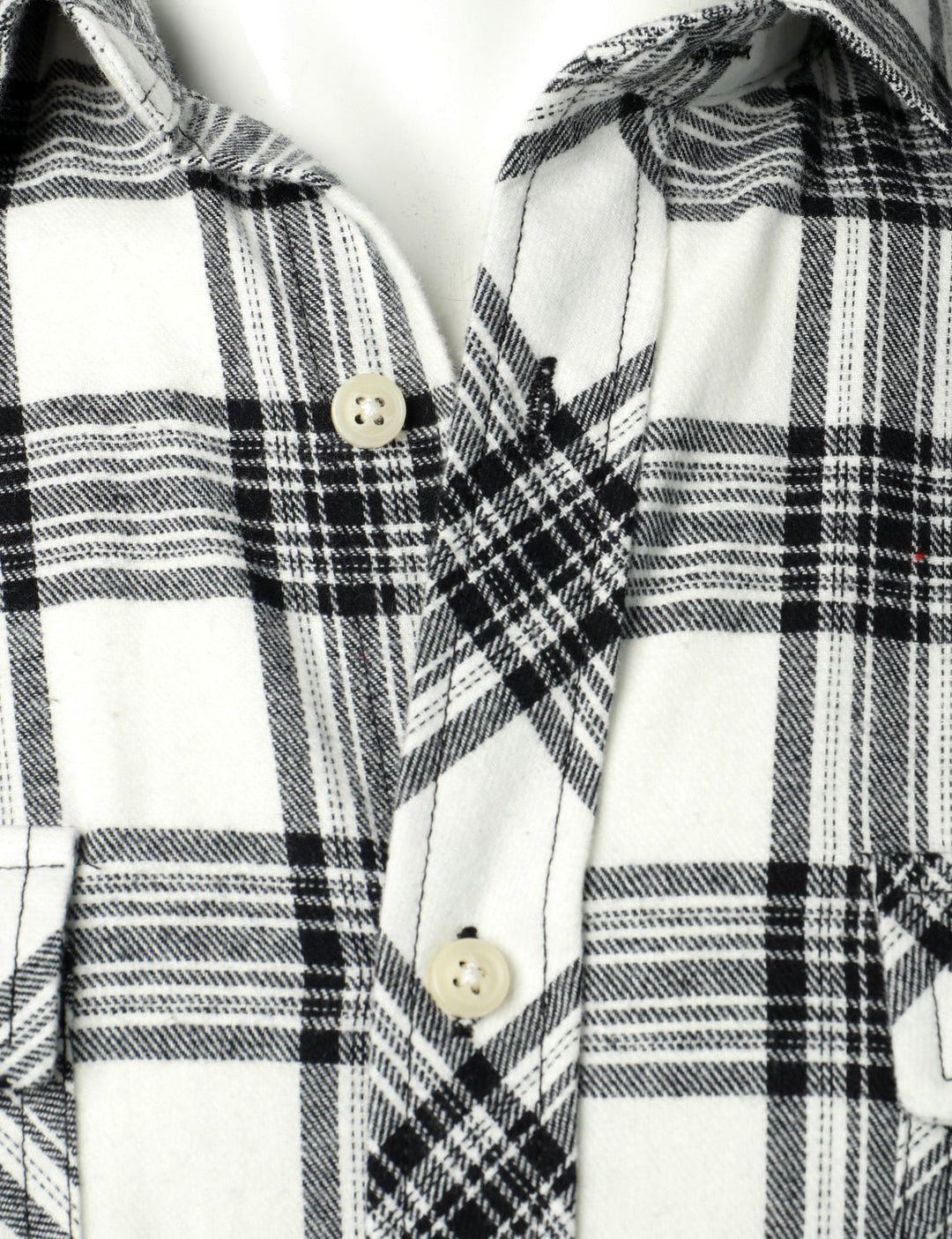 Chemise à carreaux à double poche boutonnée à carreaux pour hommes à manches longues automne hiver