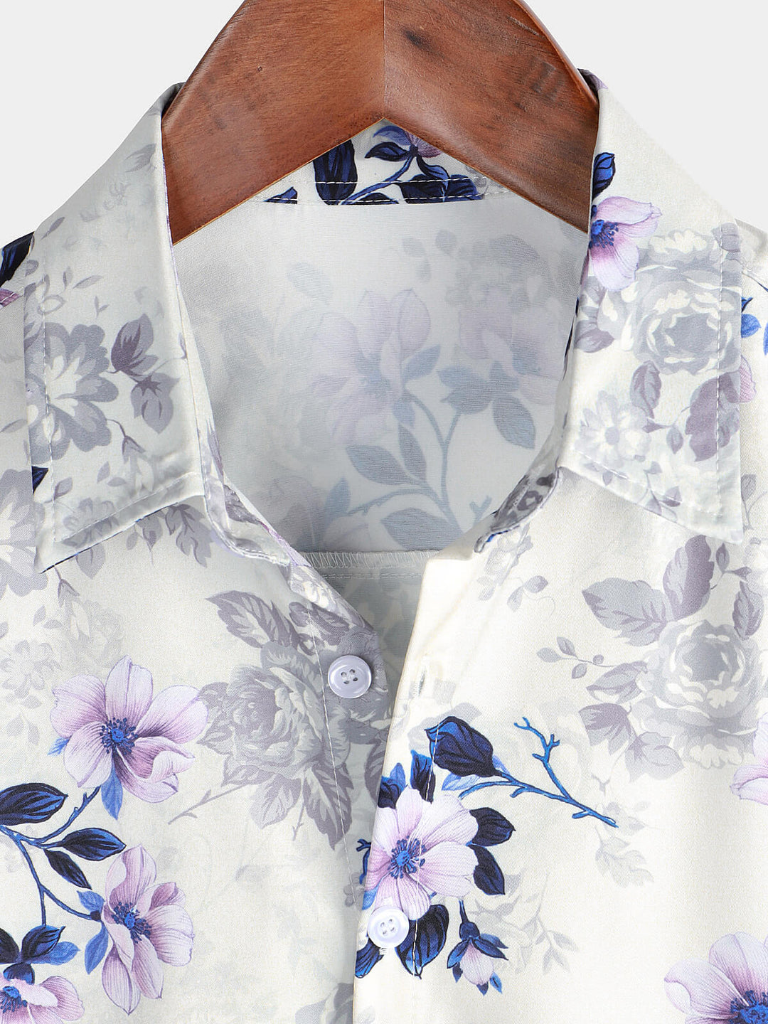 Chemise boutonnée décontractée à imprimé floral d&