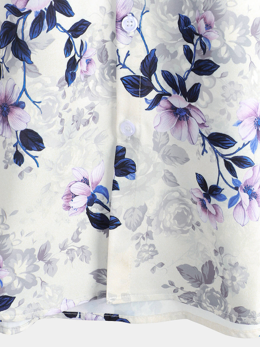 Chemise boutonnée décontractée à imprimé floral d&
